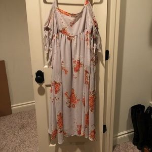 Free People Floral Midi Dress